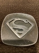 Vintage Superman Belt Buckle Lewis Chicago Buckles Rare 1970  s DC Comics