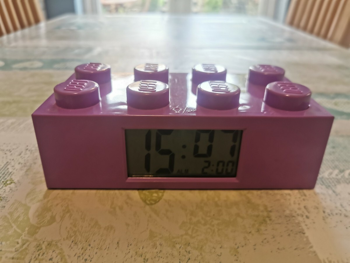 Lego Block Alarm Clock
