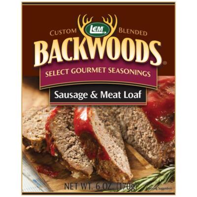 LEM Products Backwoods Sausage and Meatloaf Seasoning, 6 Ounce (Pack of 1) 