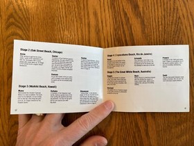 Vintage 1989 How to Play Kings of the Beach Instruction Book for Nintendo NES