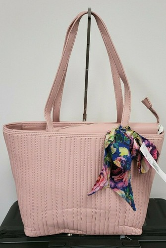 betsey johnson tote with scarf