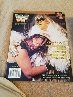 WWF Magazine October OCT 1996 Goldust, Mankind, Sycho Sid WWE HBK SHAWN