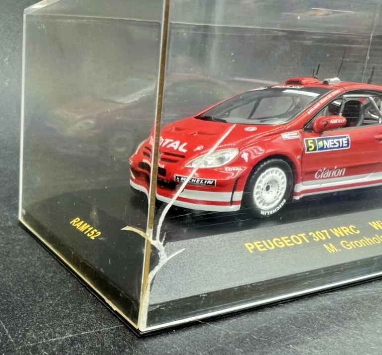 Ixo 1/43 Peugeot 307 WRC Finlandia 2004 Gronhom RAM152 Foto 3 de 4