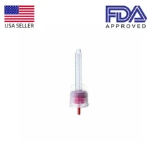 NEW Sultan Red Mixing Tip for Genie Low Viscosity 50/Pack (Replace Yellow Tips)