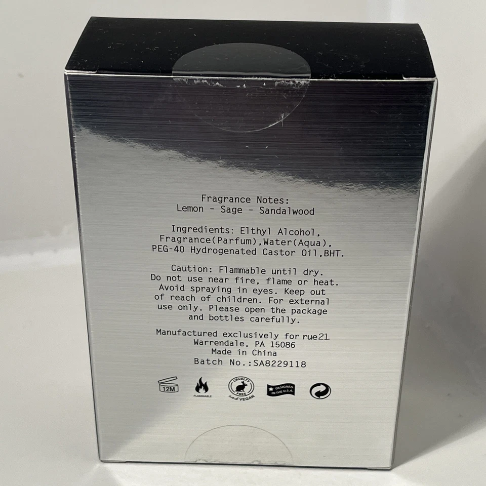 Rue 21 Rue Sport Cologne Spray 1.7 Oz /50mL Exclusive Limited Edition Men's New - Image 4 of 4