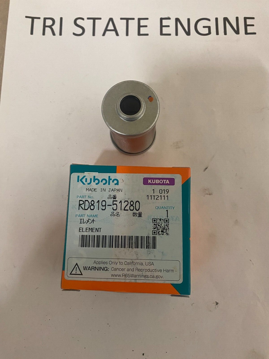 Genuine OEM Kubota Fuel Filter Screen (Metal) RD819-51280 Cup