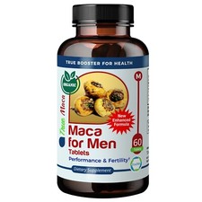 TrueMed Maca for Men Maca Root for Performance and Fertility 800 mg 60 Tablets