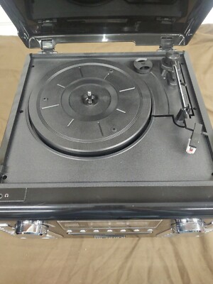 Tourne-disque Victrola Re-Spin avec haut-parleur bleu