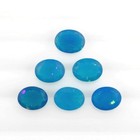 CARIBBEAN BLUE OPAL 6 x 4 MM OVAL CUT ALL NATURAL SOLD PER STONE F-4487