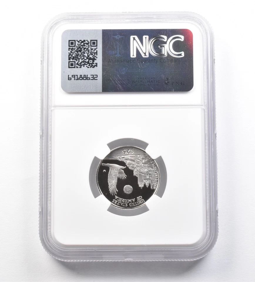 1998-W $25 American Platinum Eagle 1/4 Oz Platinum PF70 UCAM NGC *4630 - Image 2 of 3