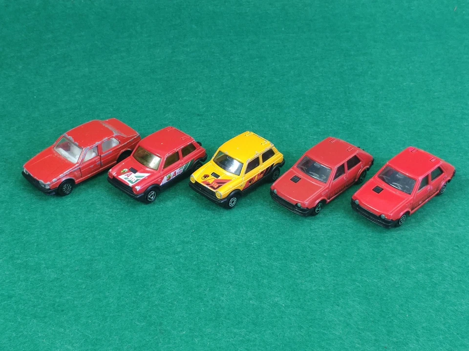 ABARTH RITMO A112 AUTOBIANCHI ALFA ROMEO 75 1:66 MAJORETTE LOTTO VINTAGE 70 HP🔺 - Immagine 2 di 4