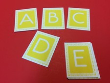 Montessori - Pre-Reading Series - ALPHABETS FOR SORTING CARDS