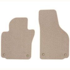 Velours Fußmatten für VW Golf VI Bj. 2008 - 2012 Automatten NEU VORNE BEIGE PREM