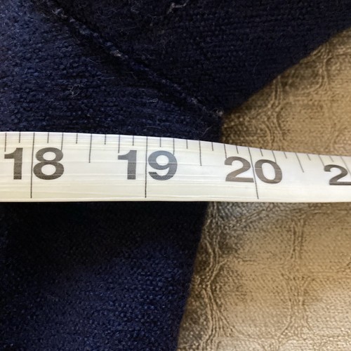 Beyond Threads Alpaca Wool Peacoat Blazer Jacket Womens Small Navy Blue Cardigan - Picture 7 of 8