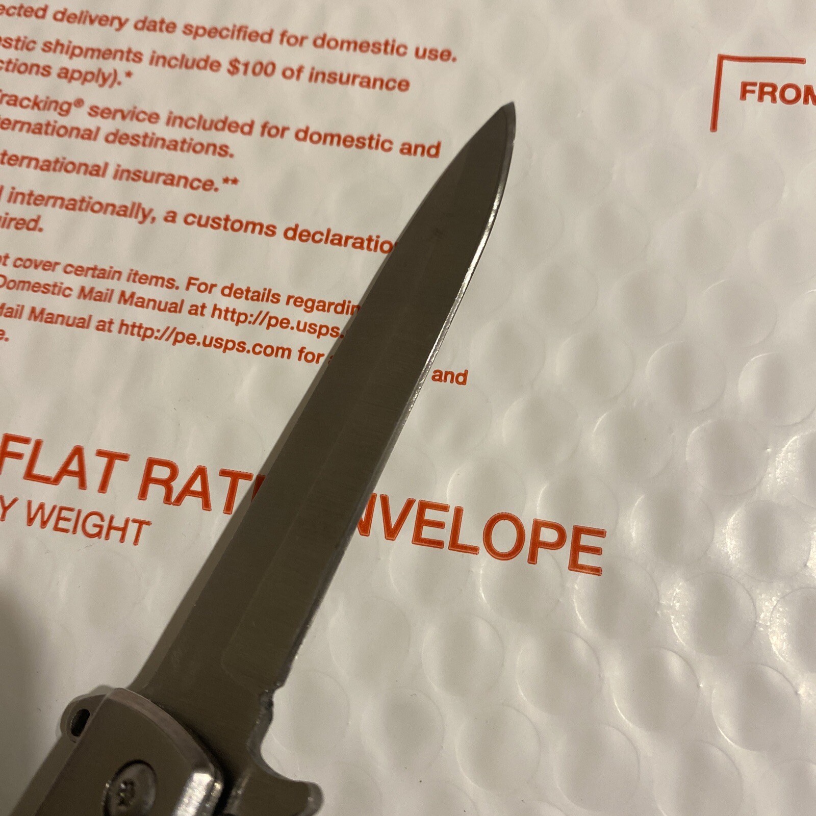 SOG Flash Tanto Knife 440 Steel Black Little Use Assisted And Very