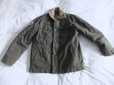 s.Oliver winter jacket double jacket parka olive green hardly worn size L short coat