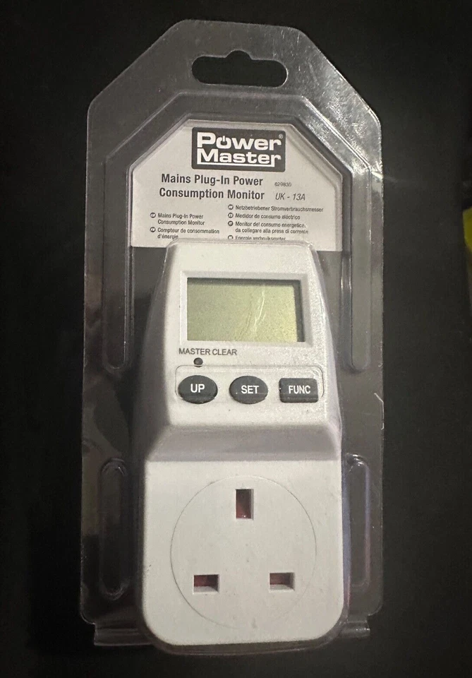 Power Master - Mains Plug-In Power Consumption Monitor *BNIB - Image 2 of 3