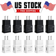 USB Power Adapter 2A AC Home Wall Charger US Plug Wholesale Bulk Lot For Android