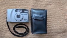 Pentax IQZoom 60S 35-60mm Zoom Lens Point And Shoot Film Camera with cover case