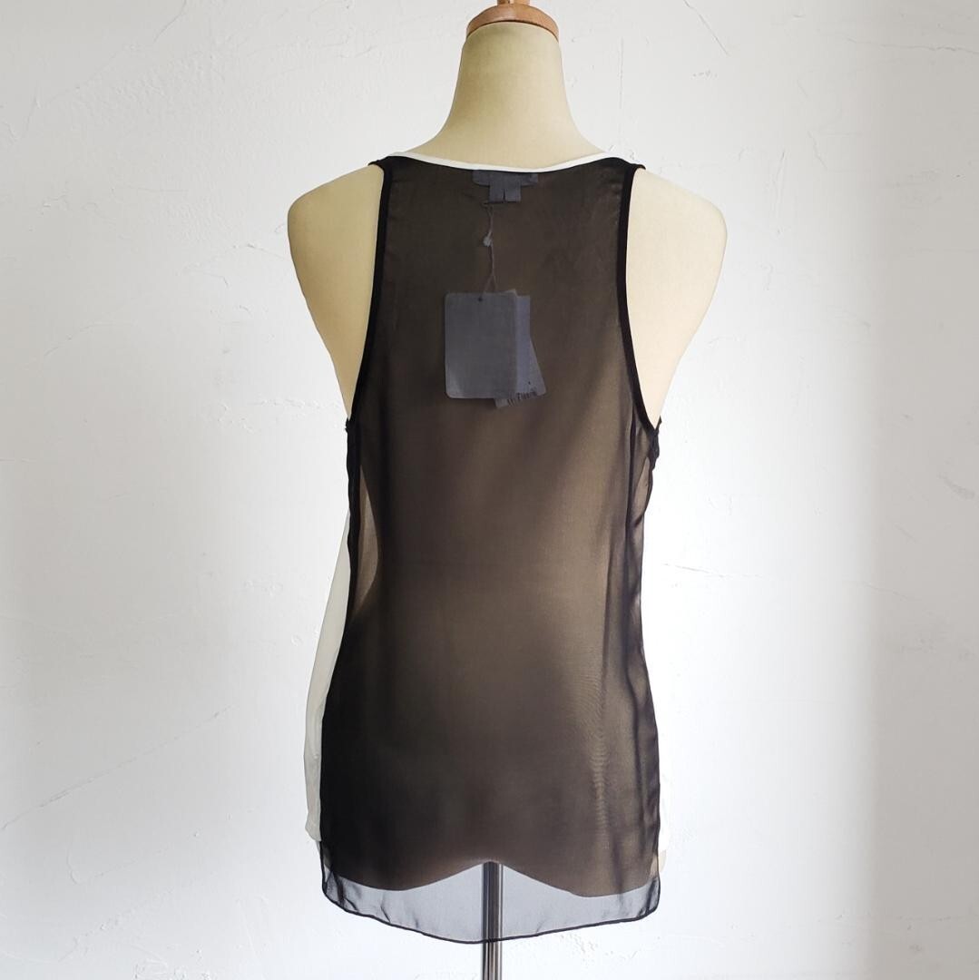 HELMUT LANG See-through Combination Tank Tops Sleeveless HELMUT LANG See-through Combination Tank Tops Sleeveless