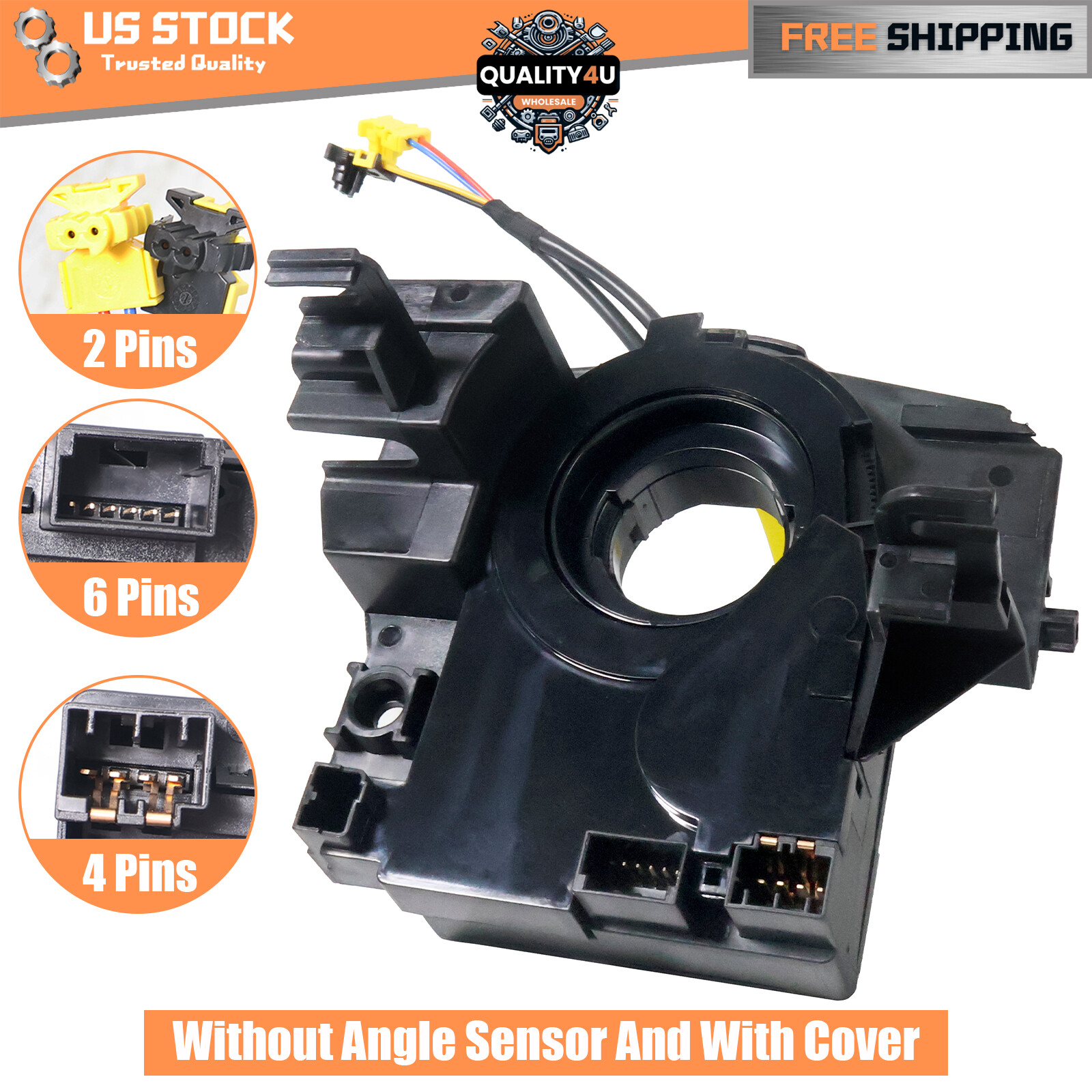 Jeep Wrangler JK 2007-2018 Clock Spring Without Angle Sensor & Cover