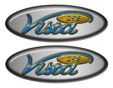 Vier Winns Vista Boot individuelle Vinyl-Aufkleber. Nummer nach Wahl