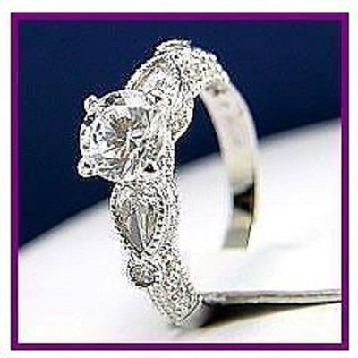 ANILLO DE RODIO Y PIEDRAS CIRCONIO 6,17 CARATE,PARA BODA,COMPROMISO,CUMPLEAÑOS
