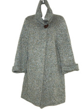 soft surroundings Green Tweed Wool Blend Long Cardigan Size:M