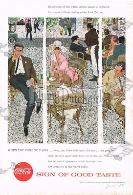 Authentic Original 1957 Coca-Cola Advertising (1)