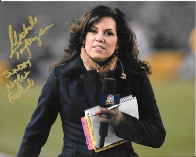 NBC SUNDAY NIGHT FOOTBALL Michele Tafoya SIGNED 8X10 PHOTO ...