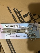 JAVENPROLIU 7 in Thinning Shears Right-Handed Stainless Steel Shark Teeth