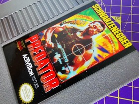 Predator NES ntsc USA Nintendo Entertainment Cartridge + Dust Sleeve