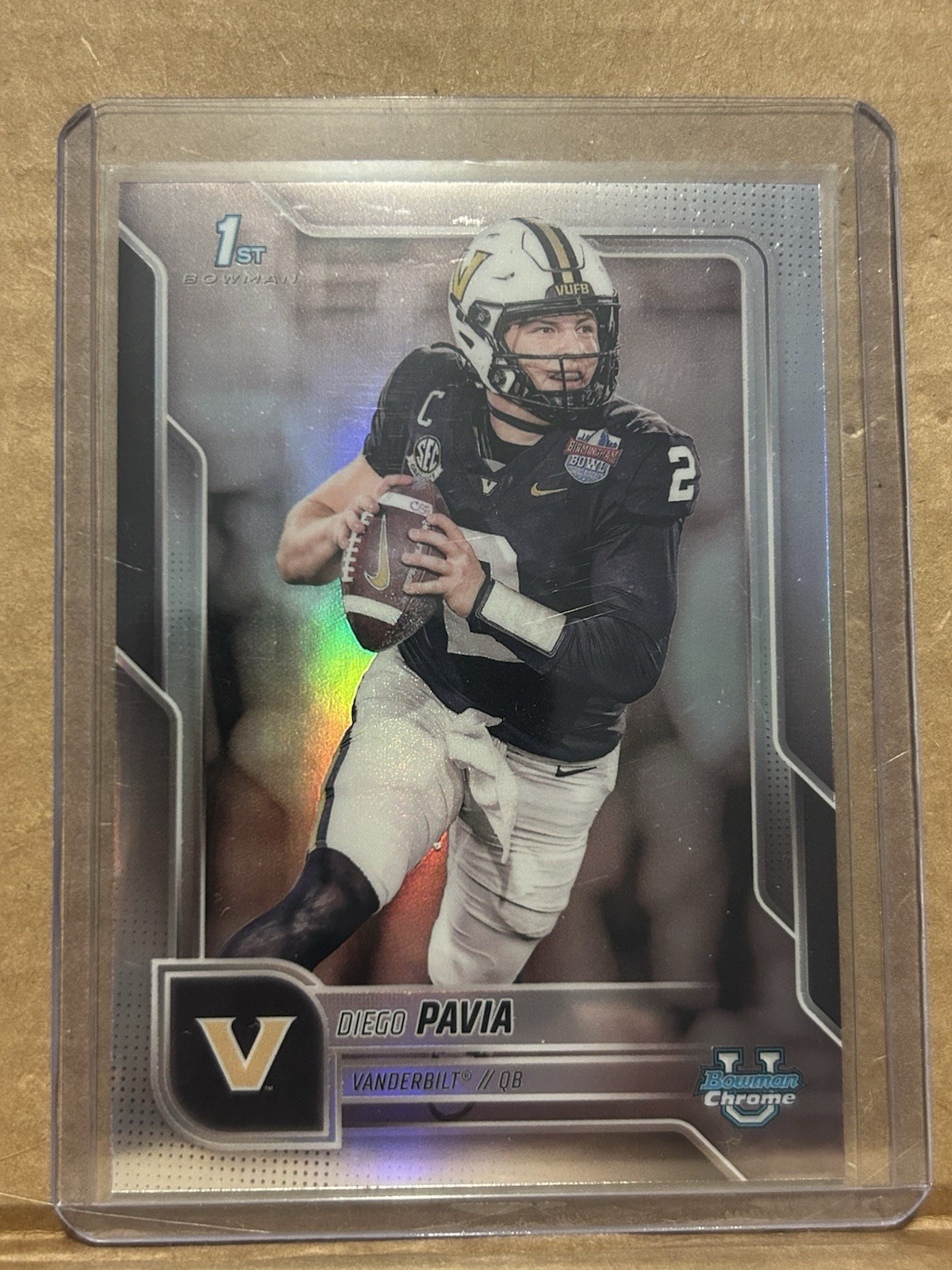 2025 Bowman Chrome U Diego Pavia 1st Bowman Refractor Vanderbilt