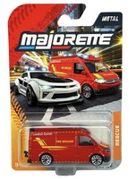 Majorette Rescue VW Volkswagen Crafter Fire Department RED 1:64 NEW Metal Model