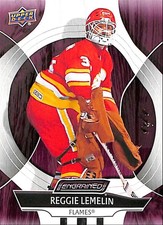 2024-25 Upper Deck Engrained Icons Rosewood #30 Reggie Lemelin 1/1 