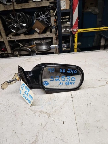 1989-1990 NISSAN 240SX *BLACK* LEVER RIGHT PASSENGER DOOR MIRROR