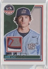 2022 Panini USA Baseball Stars & Stripes Materials Holo Blue /10 John Lash 4z8