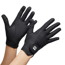Premier Equine Womens Metaro Riding Gloves Black