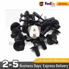 100 Pcs Plastic Expanding Retainer Rivet 6mm Bumper &Wheel Housing Cover For BMW