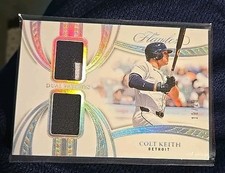 2025 Flawless Colt Keith dual jersey patch relics 19/25 DETROIT TIGERS 