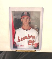 2002 Cliff Lee Harrisburg Senators YMCA SGA Version Rare Rookie Card Rc. rookie card picture