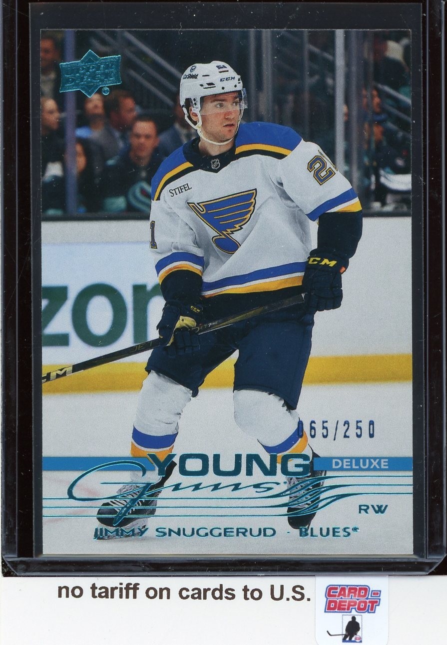 2025-26 Upper Deck Young Guns Deluxe #207 Jimmy Snuggerud 65/250