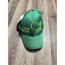 John Deere Baseball Cap Mens OS Green Adult Farm USA Snapback NWT LP75990