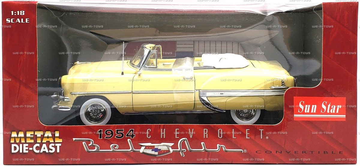 Chevrolet 1954 Bel Air Convertible Die-Cast Vehicle 1:18 Scale Sun