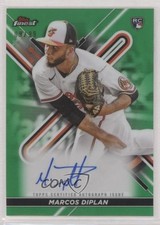 2022 Topps Finest Green Refractor 9/99 Marcos Diplan #FA-MD Auto 0n1l