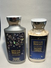 BATH AND BODY WORKS DREAM BRIGHT Shower Gel 10 fl oz Body Lotion 8 fl oz