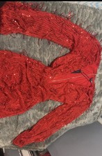 Shake It Girl SequinMini DressE2316RedSIZE M