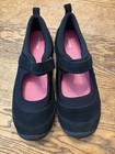 NEW Lands End Girls Mary Jane Shoes Size 5M Black Suede Rubber Soles School — photo 1