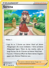 Serena / Pokémon Karte / Deutsch / Silberne Sturmwinde / Nonholo