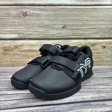 Mens Size 9 Used TYR L-1 Lifter Shoes Black White Weightlifting Gym Sneakers